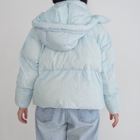 Mackage Tessy Pastel Sky Blue Duck Down Puffer Winter Jacket S - Picture 3 of 16